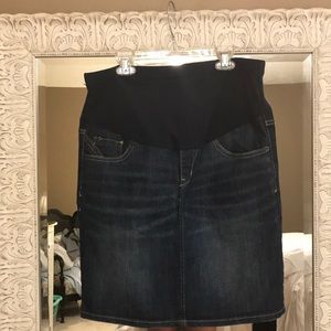 Maternity Jean Skirt